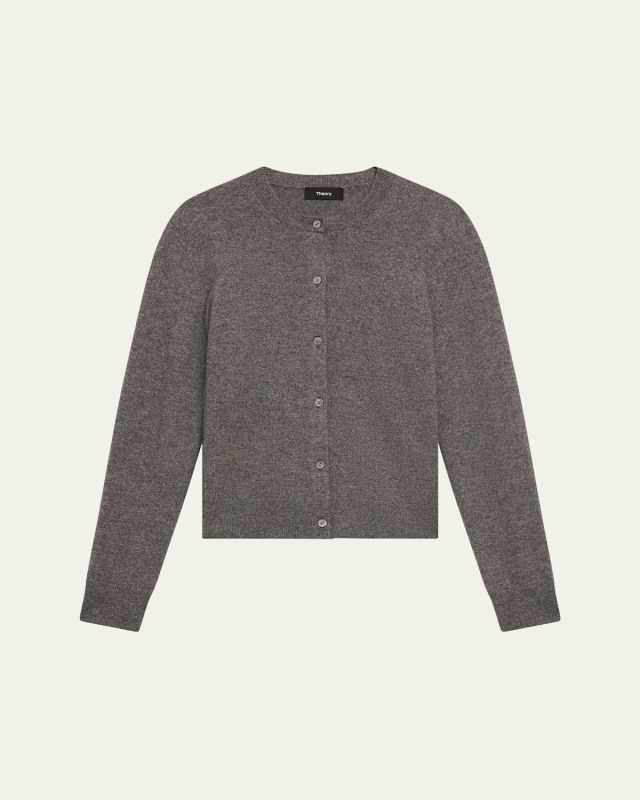 Cashmere Cropped Cardigan Sweat